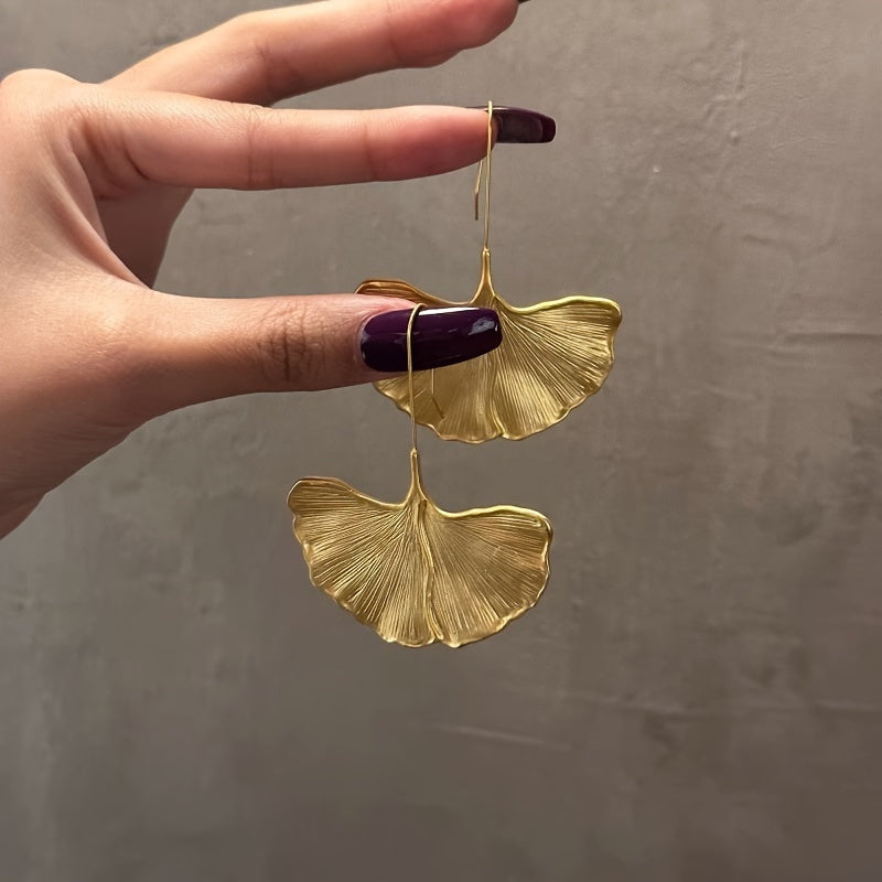 Ginkgo Leaf Earrings