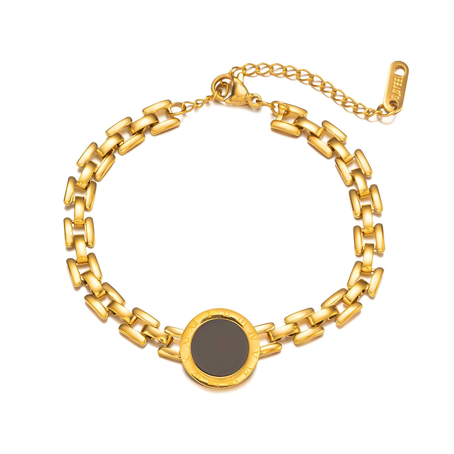 18K GOLD PLATED STAINLESS STEEL BRACELET