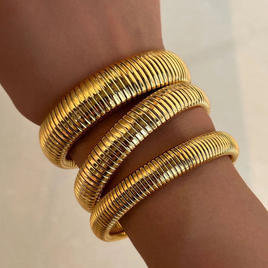 Solid 80s Styled Bangles